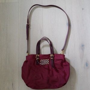 Bimba and Lola burgundy purse